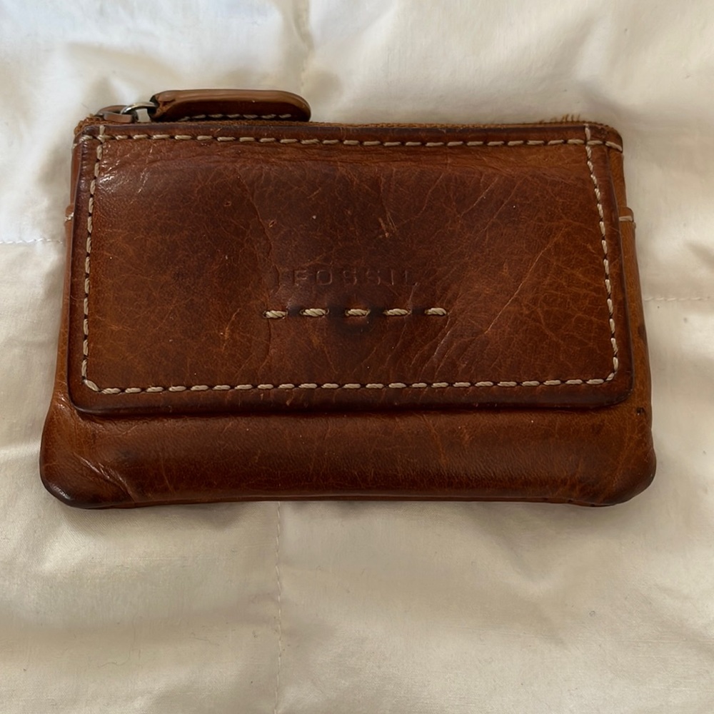 Vintage Fossil Change Purse